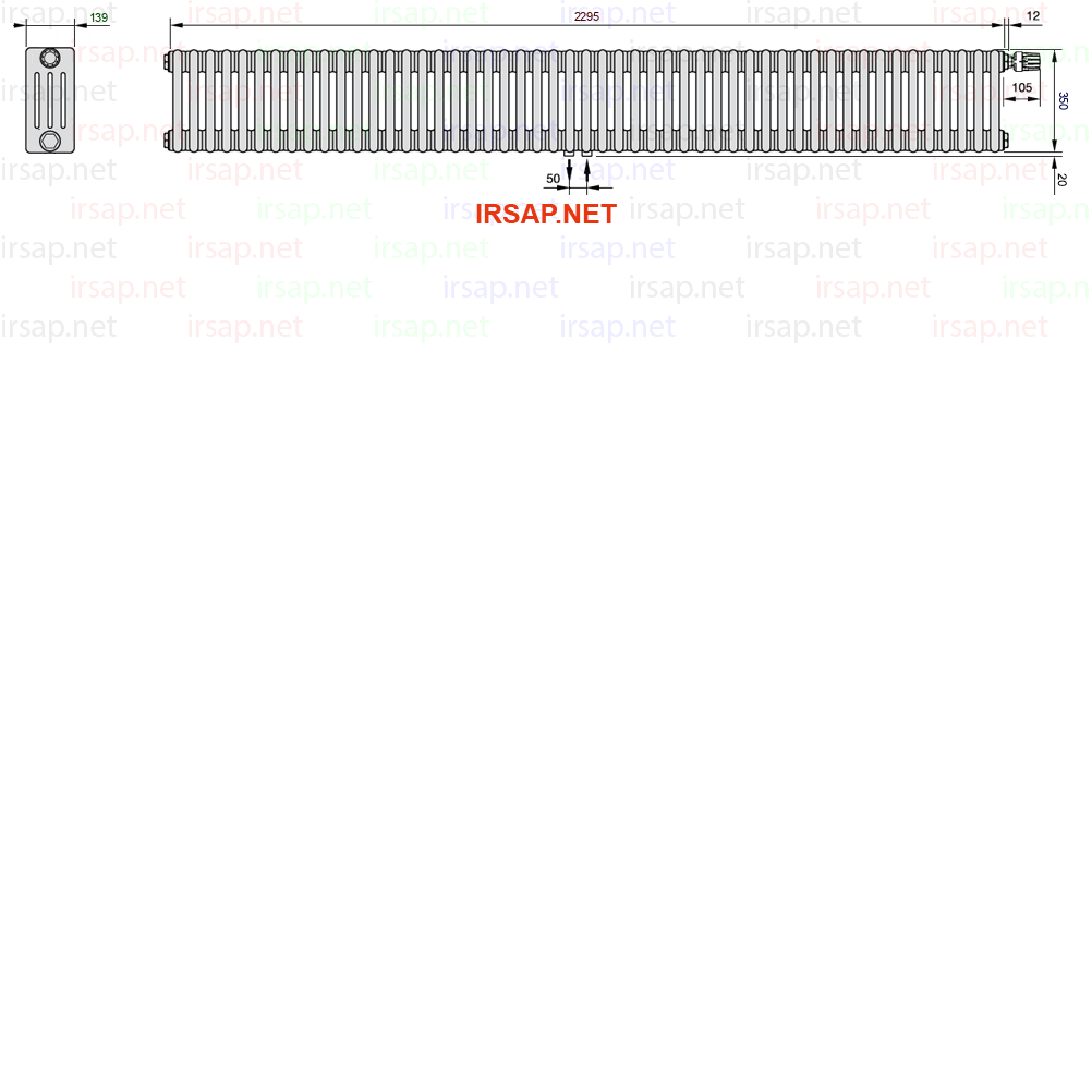 Радиатор IRSAP Tesi 40350/51 T52 CL 01
